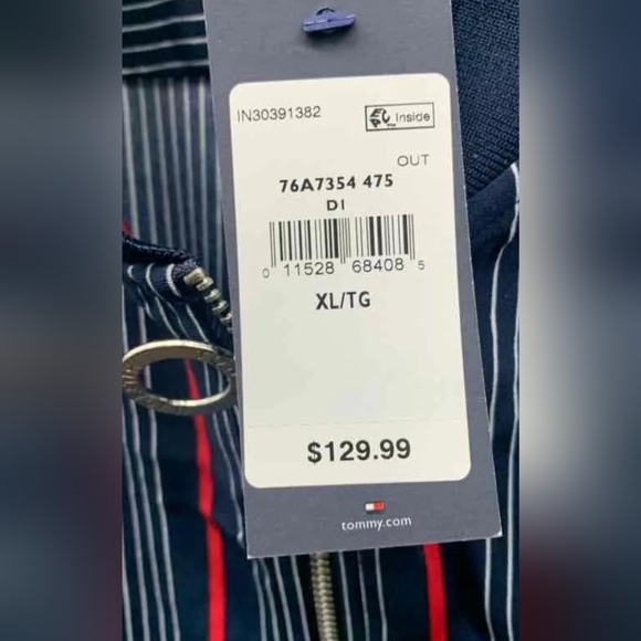 Tommy Hilfiger Stripped Jumpsuit Size XL NWT MSRP $129.99 - Picture 9 of 9